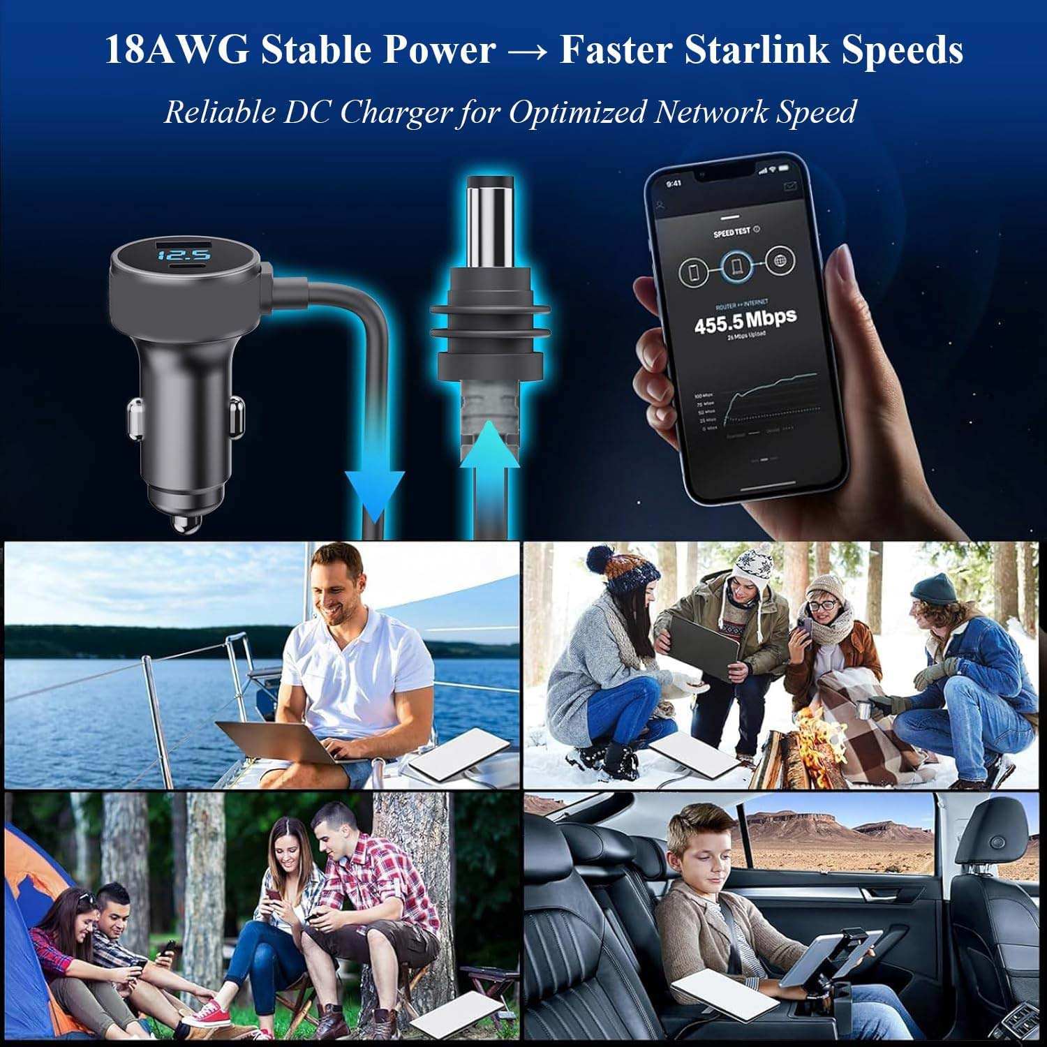 Multi-Connector Car Charging Cable 4
